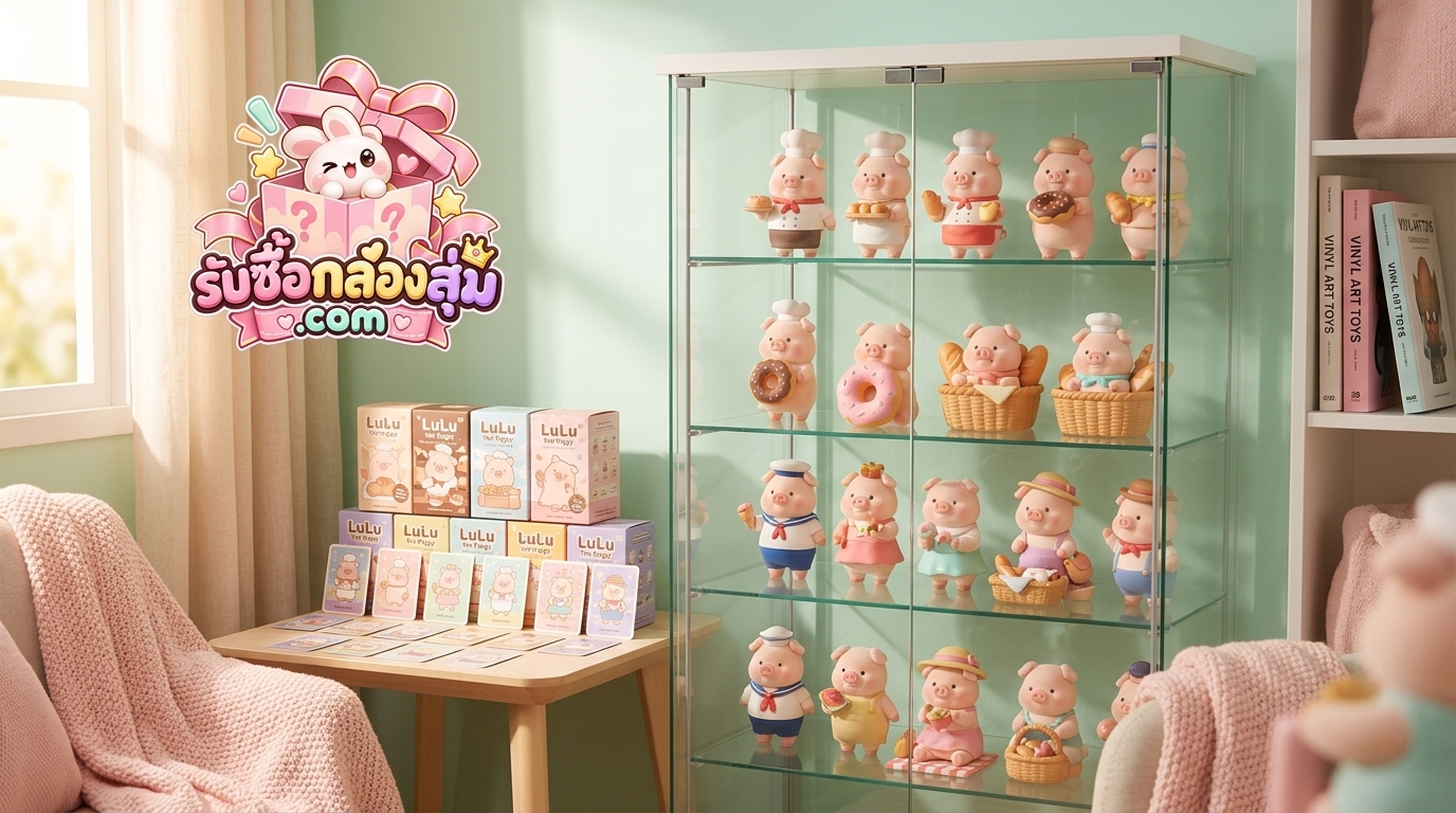 รับซื้อ LuLu the Piggy ยกคอลเลกชัน บริการรับเหมาหมูลูลู่สภาพสะสมถึงที่