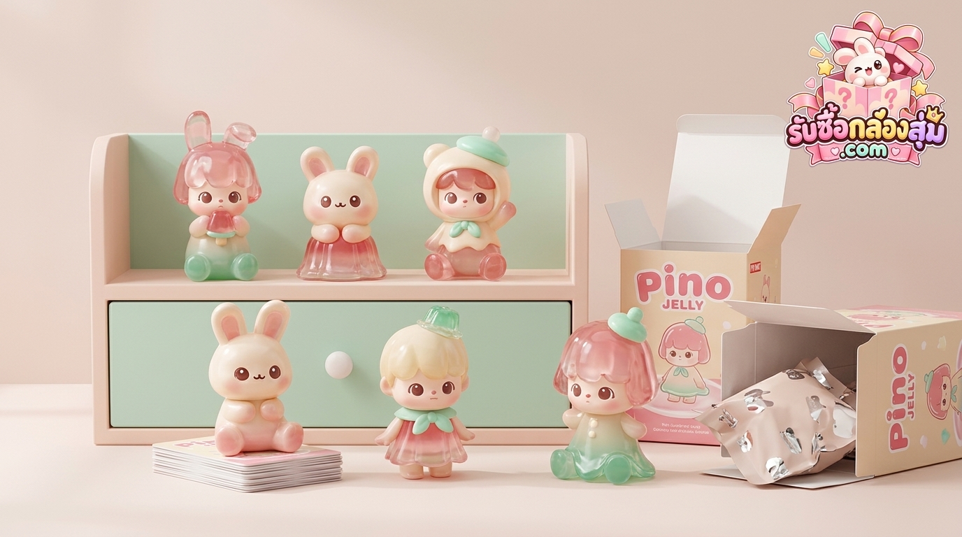 รับซื้อ Pino Jelly จาก POP MART แกะเช็คการ์ดหรือแกะซองแล้ว รับประเมินงานเนียน