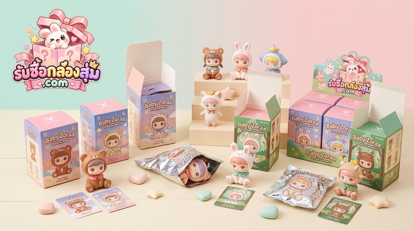 รับซื้อ Baby Zoraa จาก TNT SPACE คอลเลกชันยอดฮิต แกะเช็คแล้ว รับตีราคาตามสภาพจริง