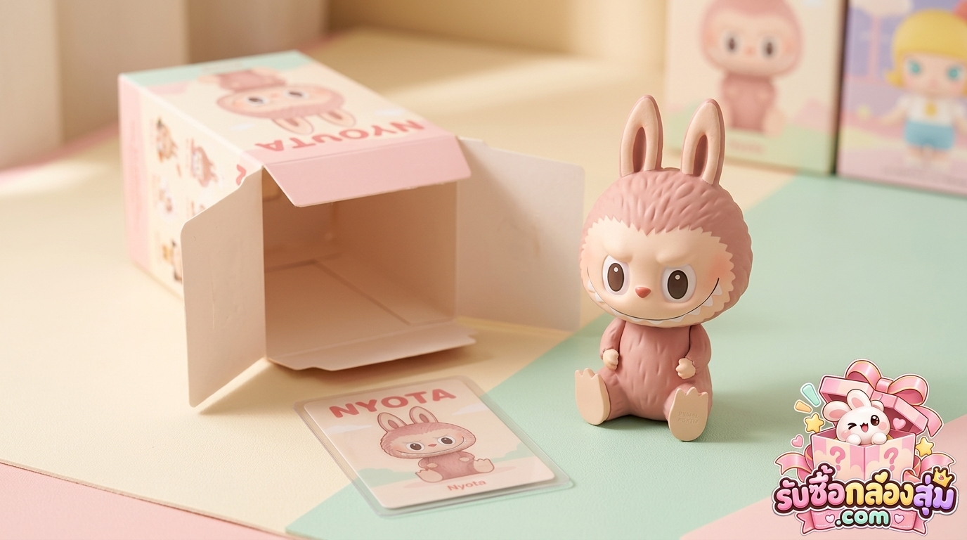 รับซื้อ Nyota น้องหน้าบึ้งจาก POP MART แกะเช็คการ์ดแล้ว ส่งประเมินสภาพจริง