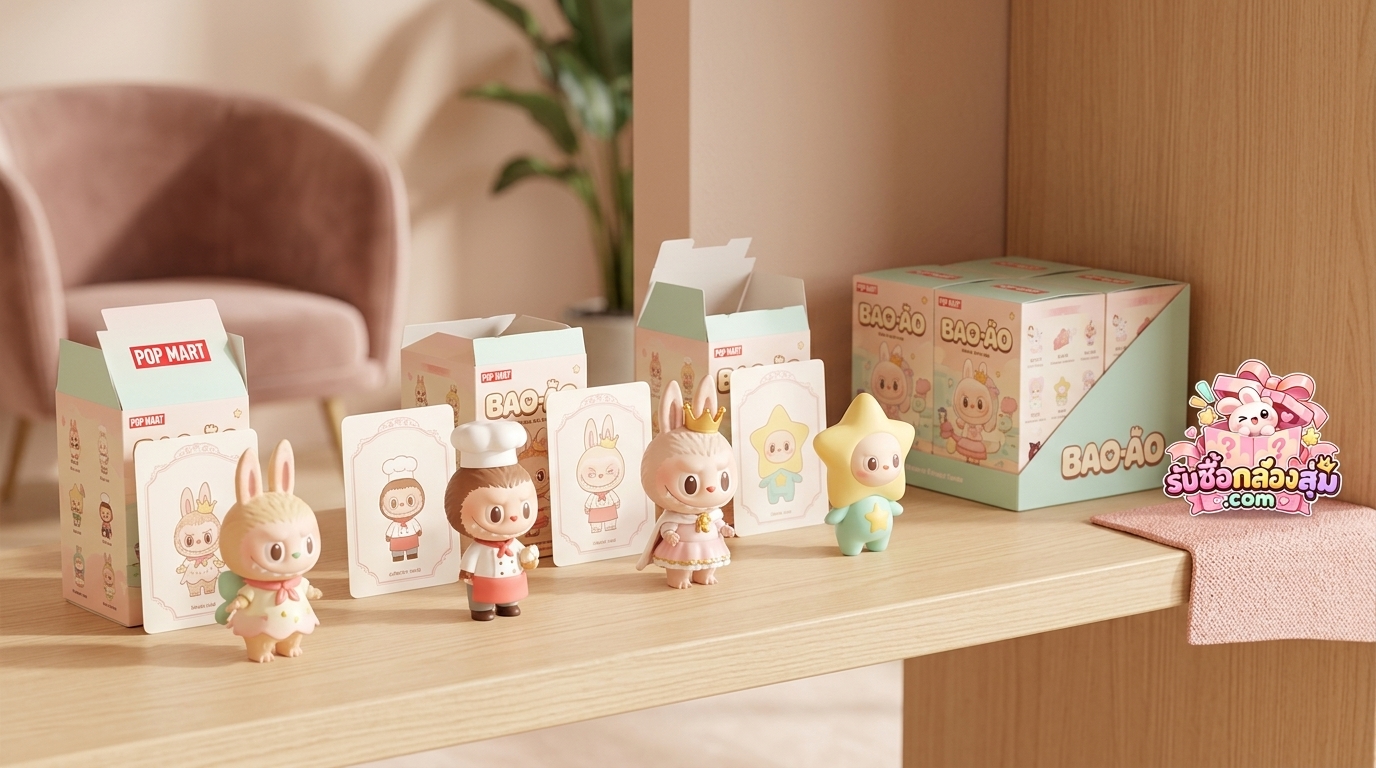 รับซื้อ Bao-ao จาก POP MART แท้มือสอง สภาพแกะเช็คตัว รับประเมินยกเซ็ต