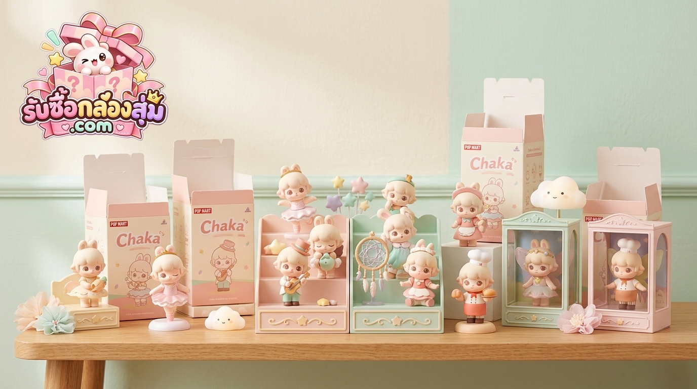 รับซื้อ Chaka กล่องสุ่ม POP MART แท้ สภาพตั้งโชว์ ขาดการ์ดก็ประเมินราคาได้